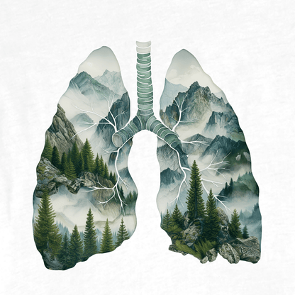 "Green Lungs" graphic T-shirt