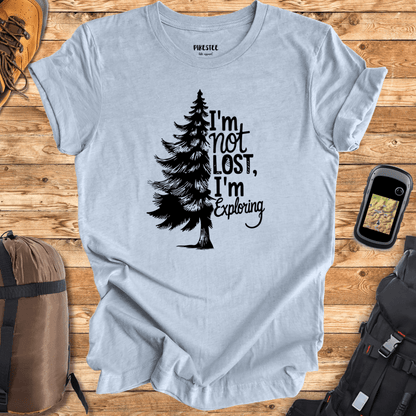 "I'm Not Lost, I'm Exploring" graphic T-shirt