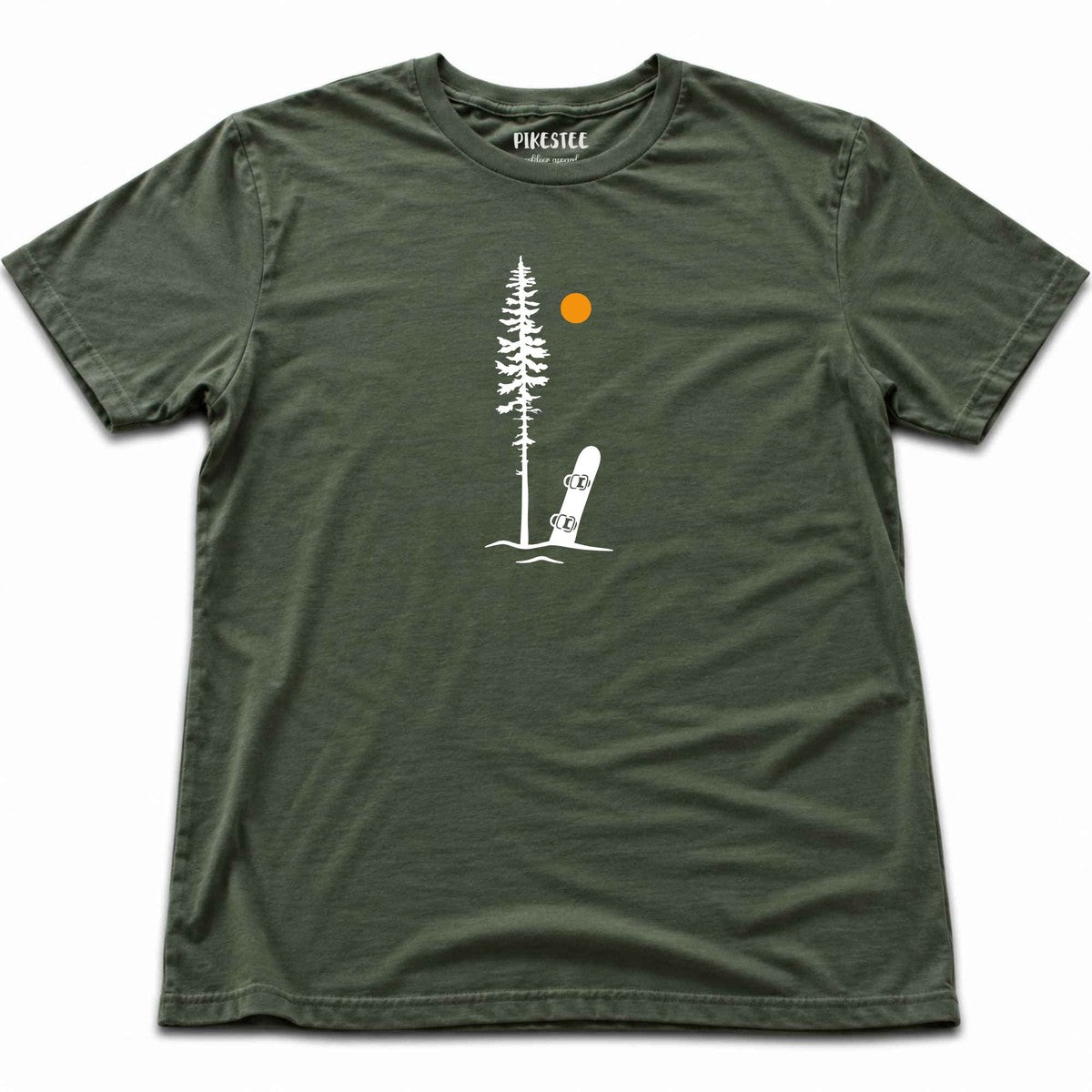 Snowboard Best Spot T-shirt - Military Green