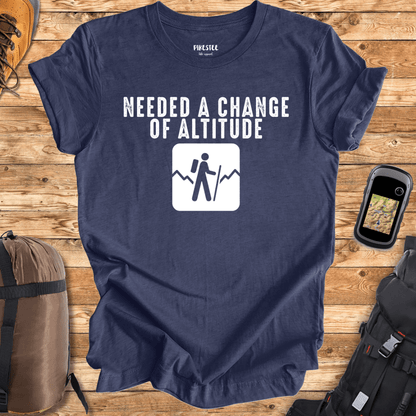 "Needed A Change In Altitude" graphic T-shirt