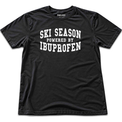 Ski Season Ibuprofen T-shirt - Black