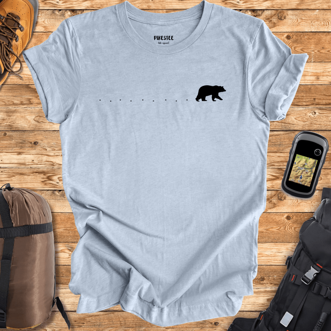 "Bear Path" graphic T-shirt