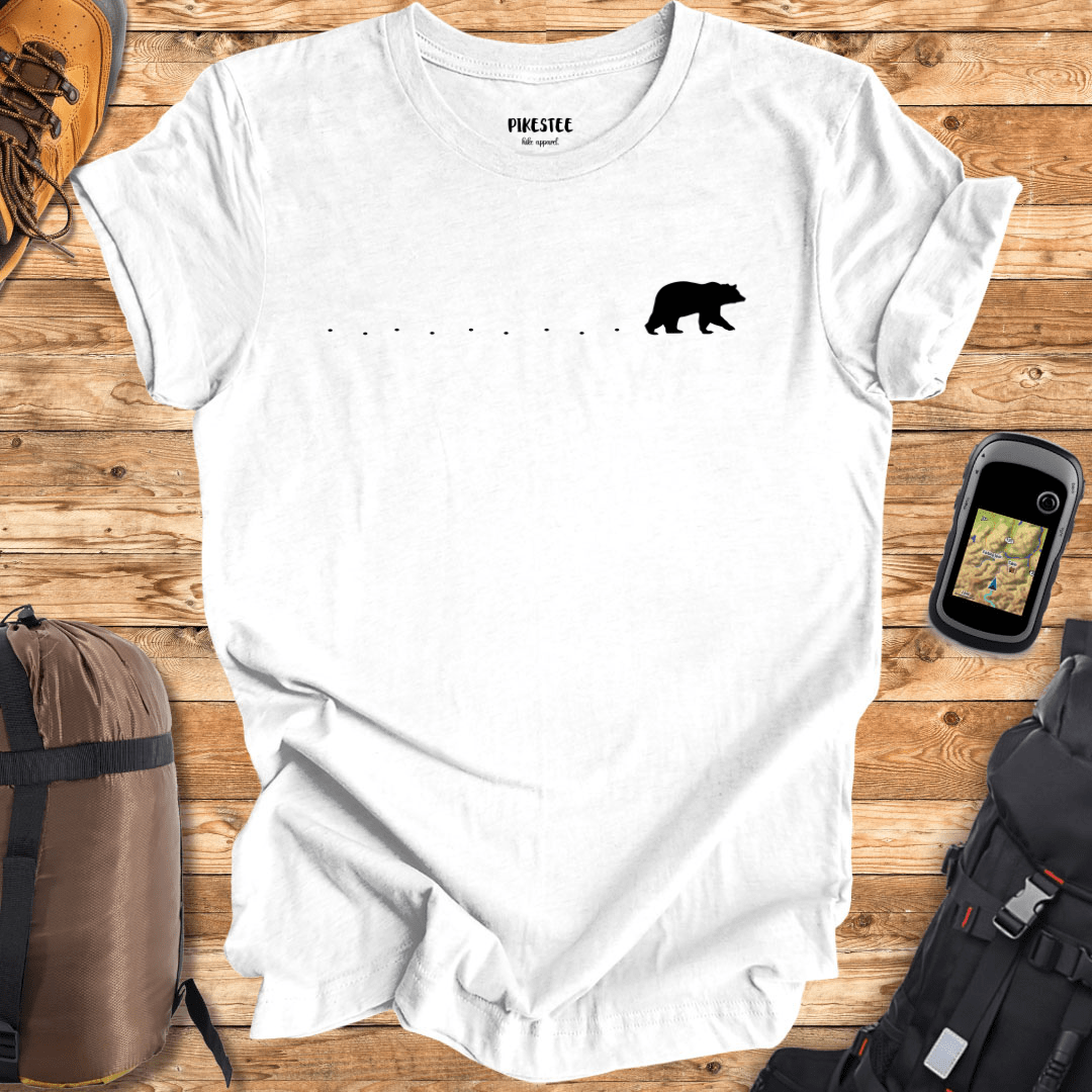 "Bear Path" graphic T-shirt