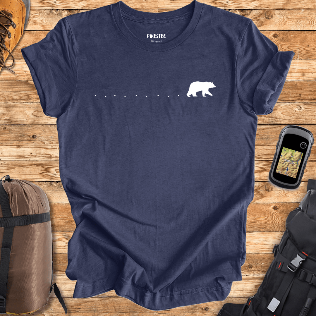 "Bear Path" graphic T-shirt