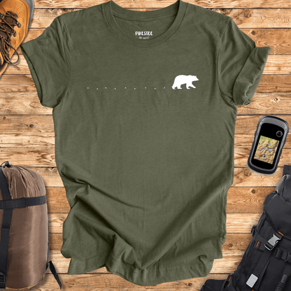 "Bear Path" graphic T-shirt