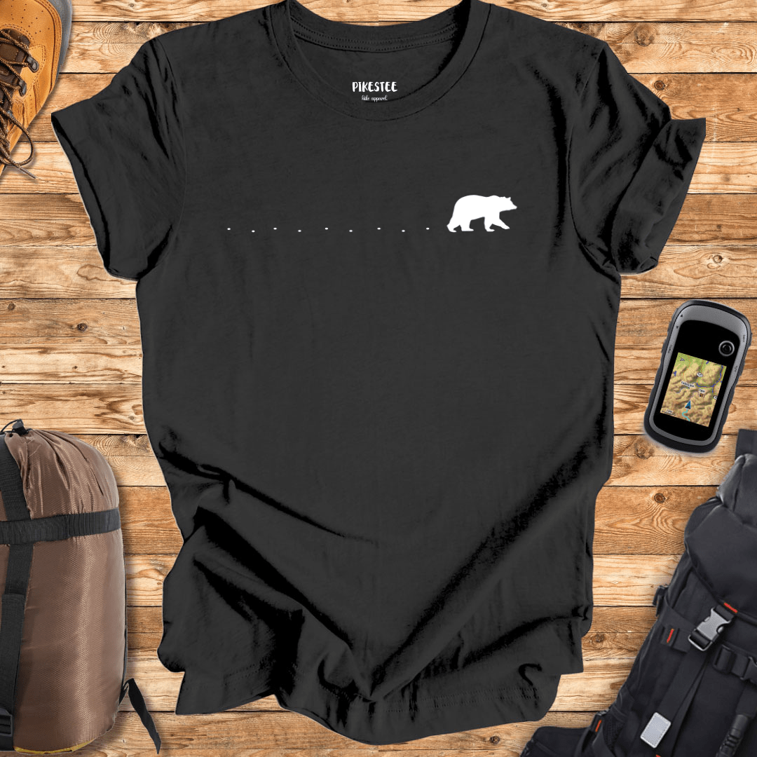 "Bear Path" graphic T-shirt