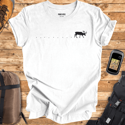 "Deer Path" graphic T-shirt