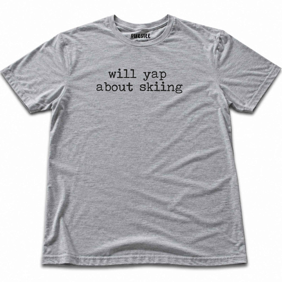 Yap About Skiing T-shirt - Sport Grey