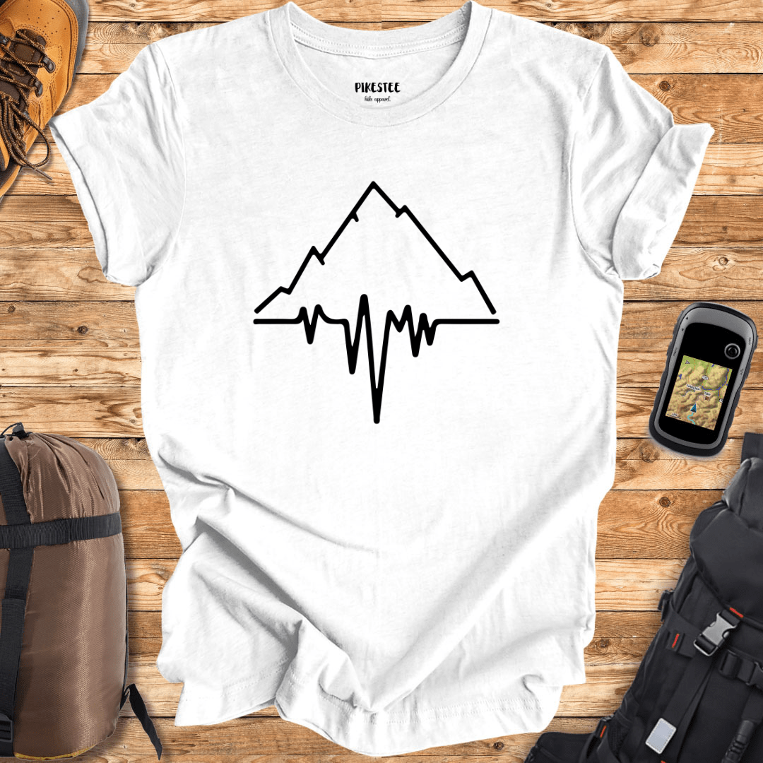 Mountain Heart Beat Graphic T-shirt