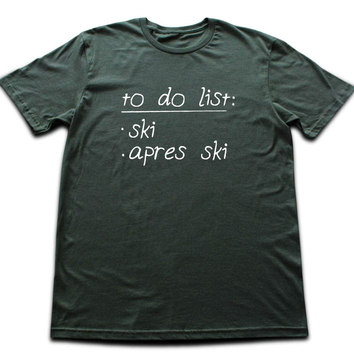 To Do List T-shirt - Military Green