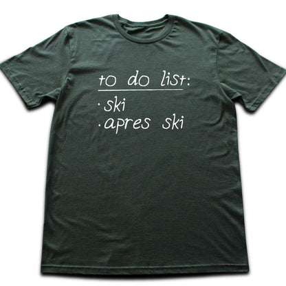 To Do List T-shirt - Military Green