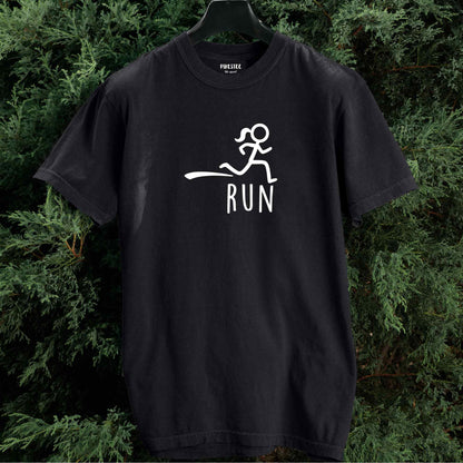 Running Girl Mascot T-shirt