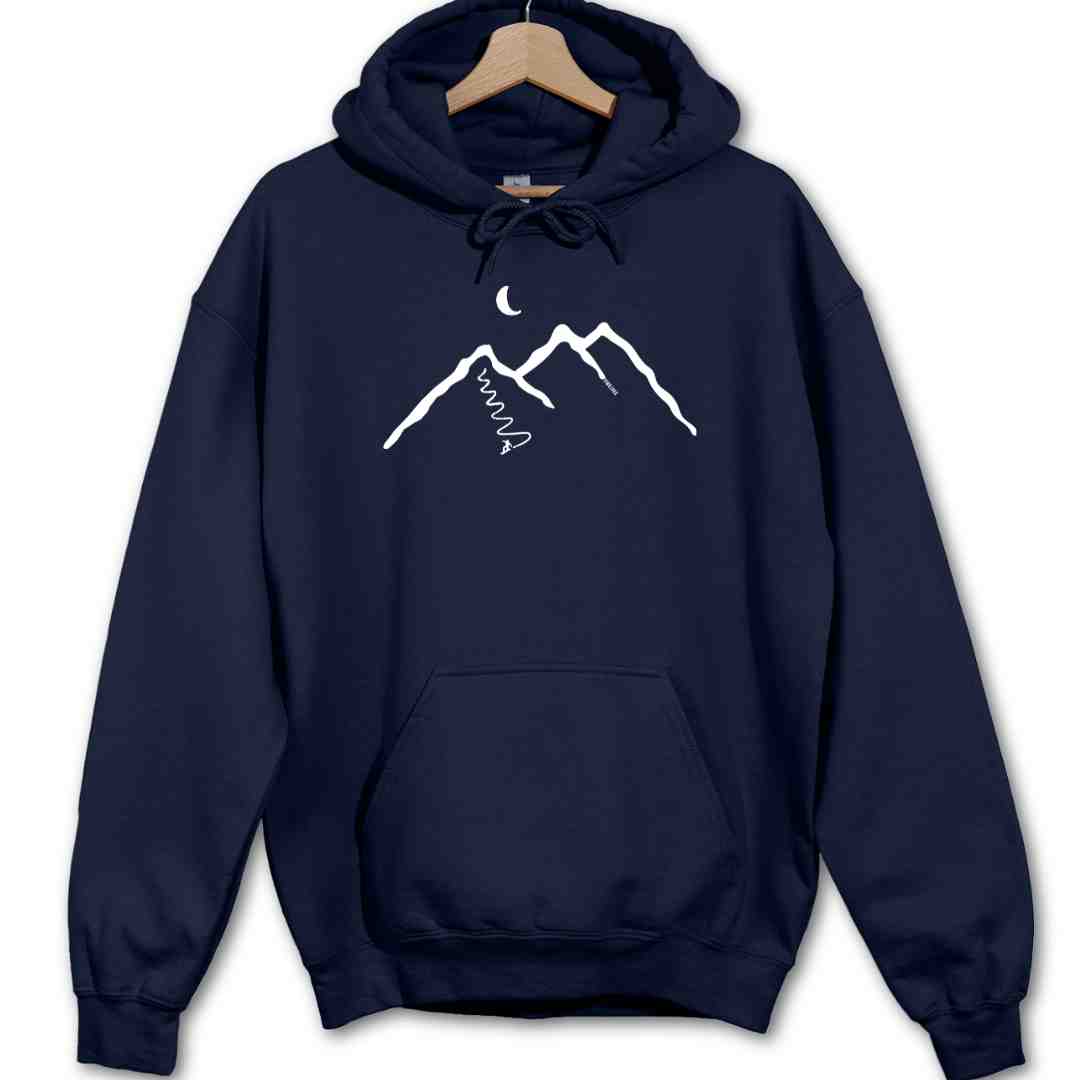 Snowboard Mountain Hoodie