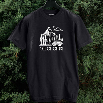 Out Of Office Van Landscape T-shirt