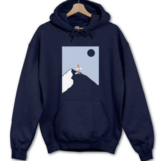 Snowboard On Top Hoodie