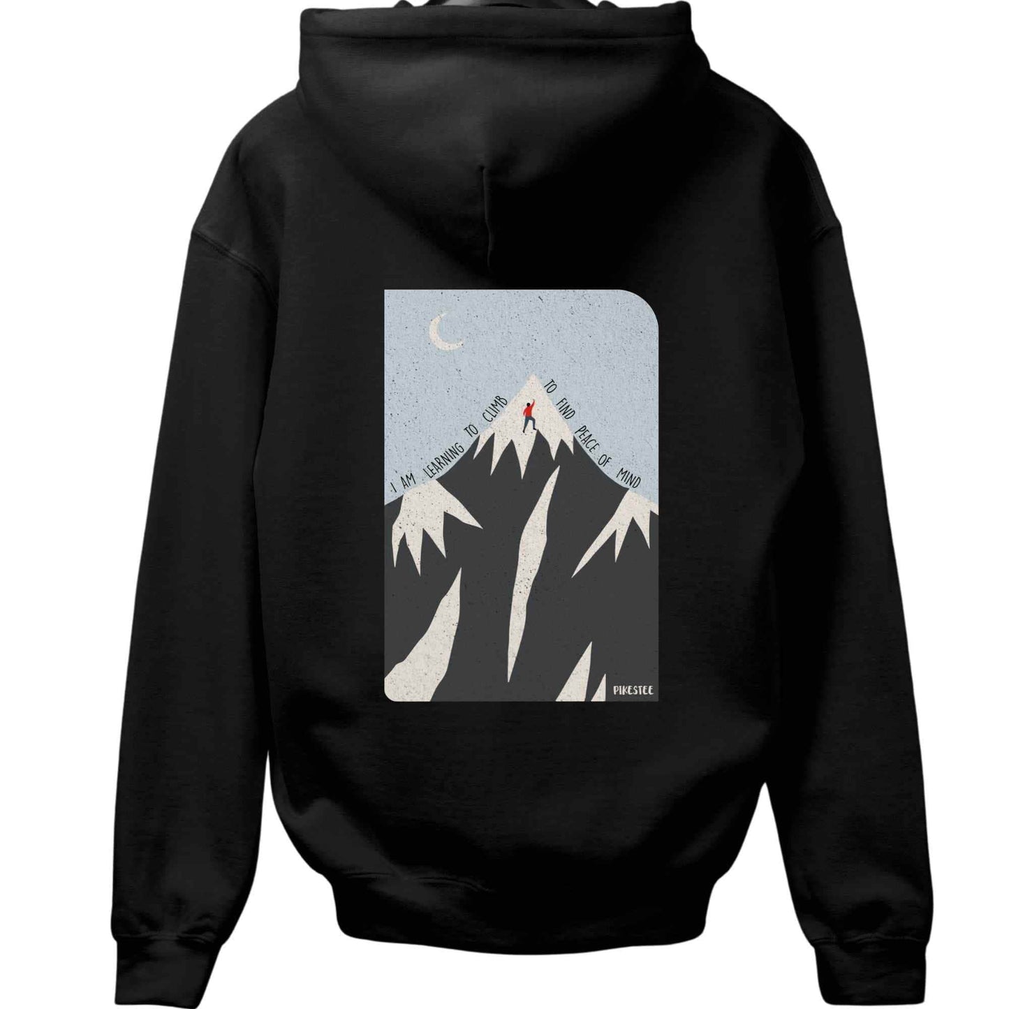 Learning To Climb Back-Print Hoodie