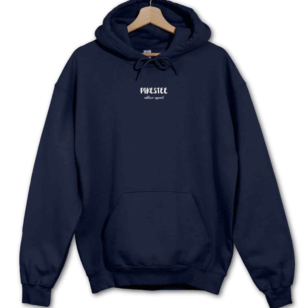 Ski Slalom Landscape Back-Print Hoodie