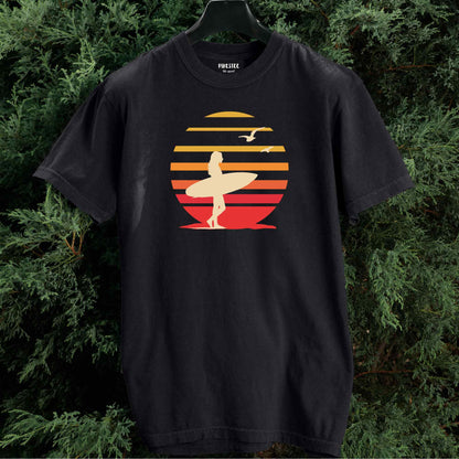 Dawn Surfing Girl T-shirt