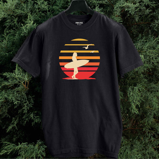 Dawn Surfing Girl T-shirt
