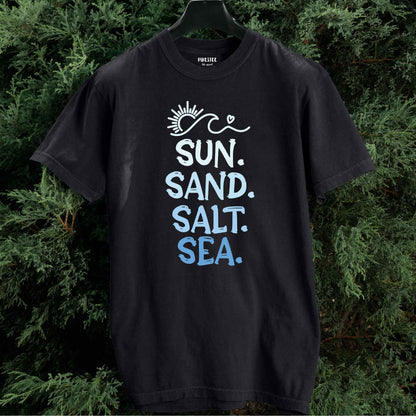 Sun, Sand, Salt, Sea T-shirt