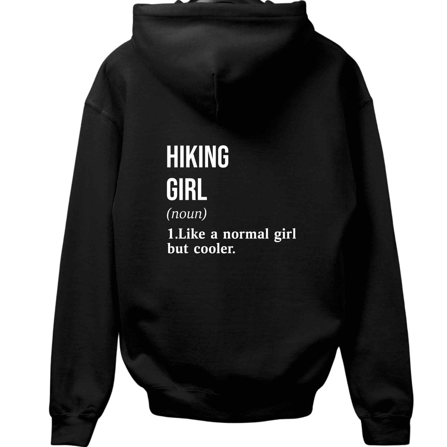 Hiking Girl Definition Back-Print Hoodie
