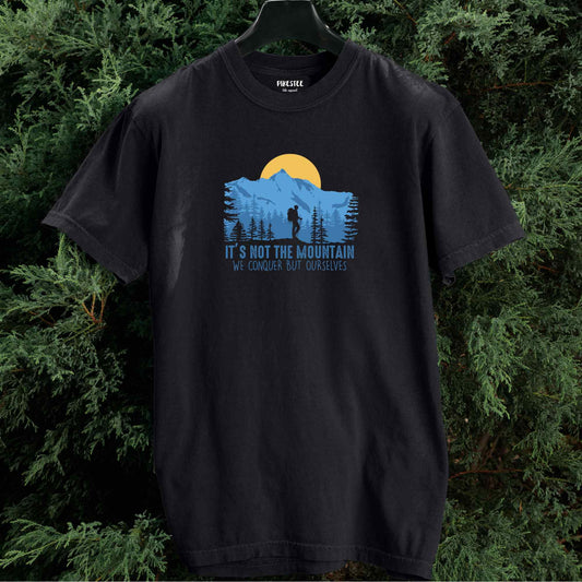 We Conquer Ourselves, Mountain T-shirt