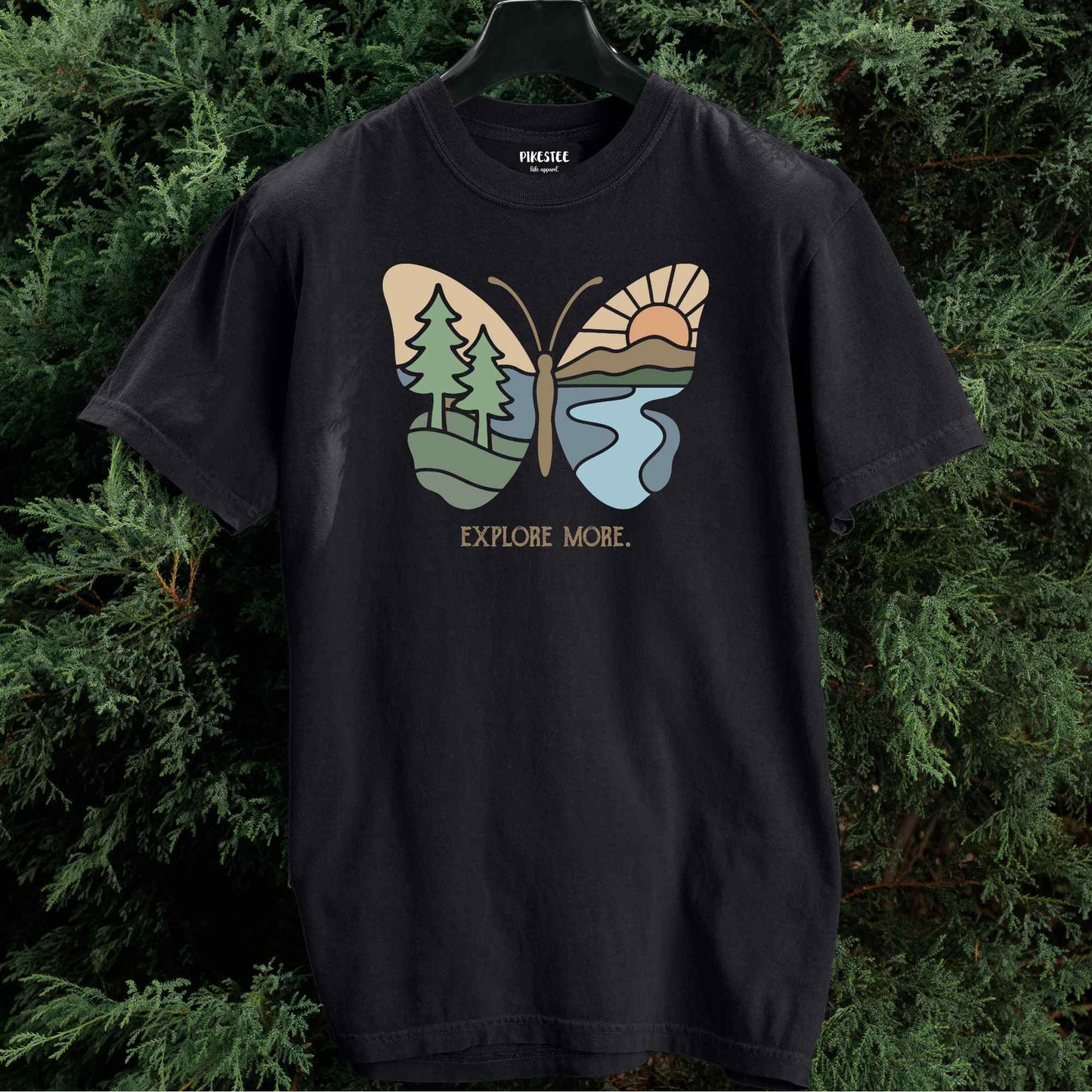 Explore More Butterfly Landscape T-shirt