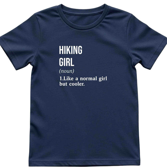 Hiking Girl Kids T-Shirt