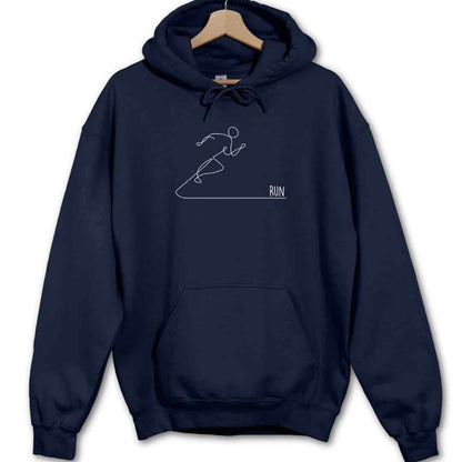 Run Line Art Hoodie