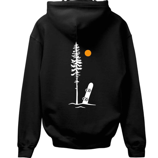Best Snowboard Spot Back-Print Hoodie