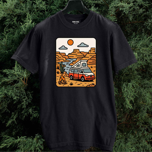 Cartoon Van Canyon T-shirt