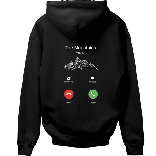 The Mountains Call Back-Print Hoodie