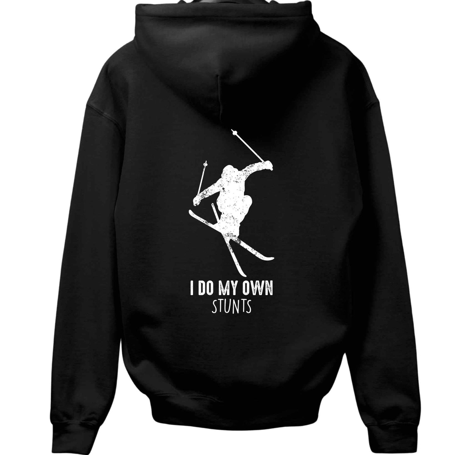 I do My Own Stunt Ski Back-Print Hoodie