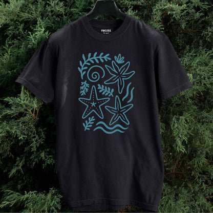 Floral Ocean Elements T-shirt