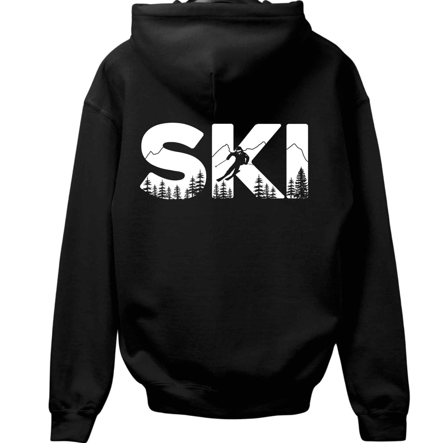 Ski Typo Back-Print Hoodie