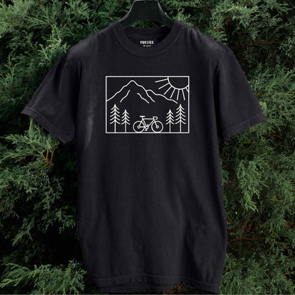 Cycling In Mountains T-shirt
