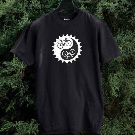 Yin And Yang Bike T-shirt