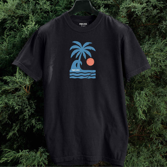 Wave Palm and Ocean T-shirt