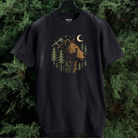 Minimalist Bear Landscape T-shirt