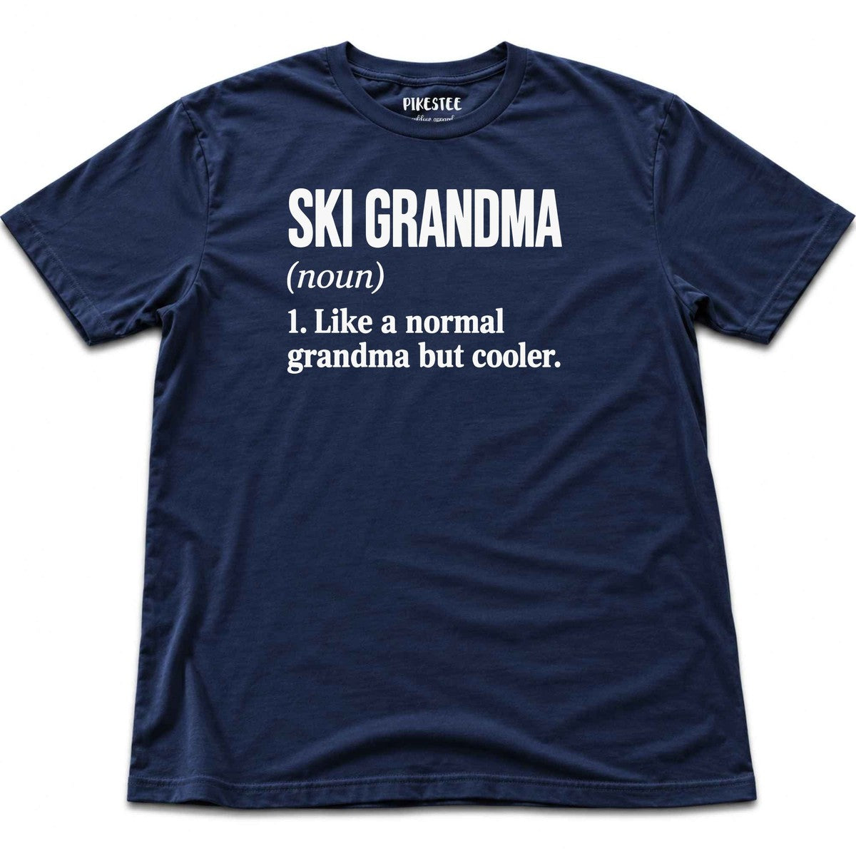 Ski Grandma T-shirt - Heather Navy