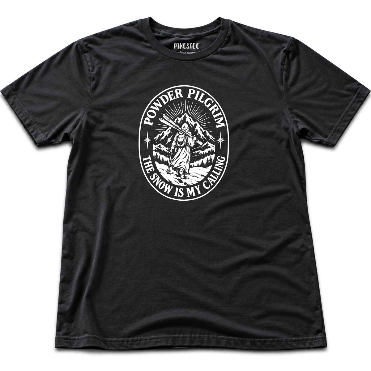 Powder Pilgrim T-shirt - Black