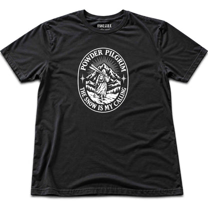 Powder Pilgrim T-shirt - Black