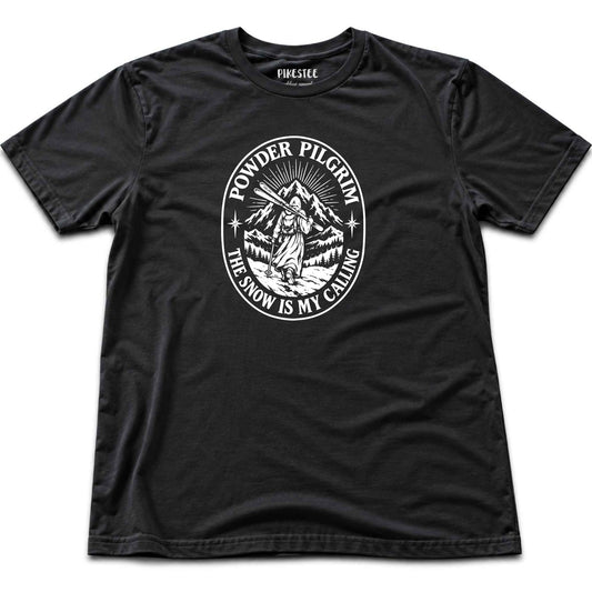 Powder Pilgrim T-shirt - Black