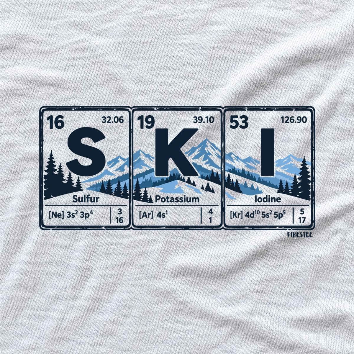 Skielement Landscape T-shirt - White - hero