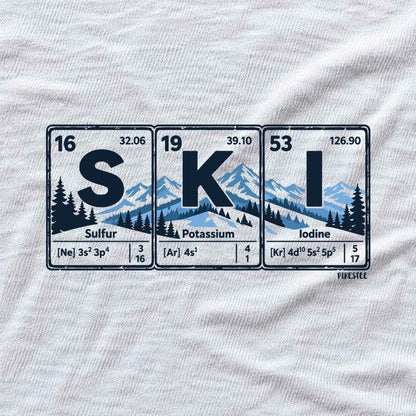 Skielement Landscape T-shirt - White - hero