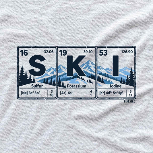 Skielement Landscape T-shirt - White - hero
