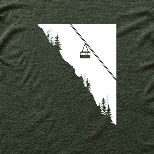 Telecabin T-shirt - Military Green - hero