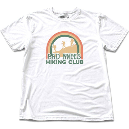 Bad Knees Hiking Club T-shirt - White
