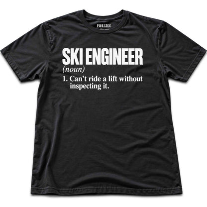 Ski Engineer T-shirt - Black
