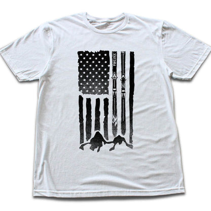 U S Aski Landscape T-shirt - White